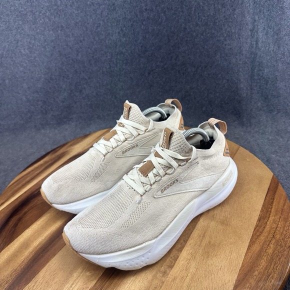 Brooks Glycerin StealthFit 21 Shoes Womens Size 7.5 B Beige Sneakers Athletic - Picture 6 of 11